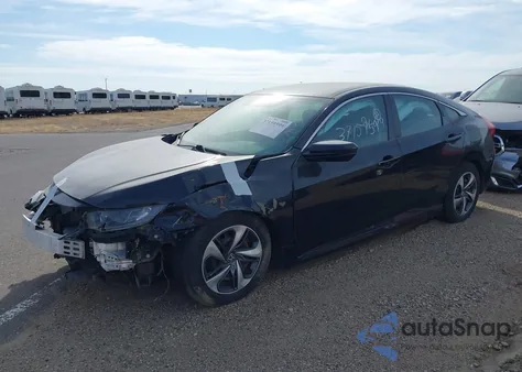 2019 Honda Civic Lx из США, поврежденный, VIN 19XFC2F64KE030878